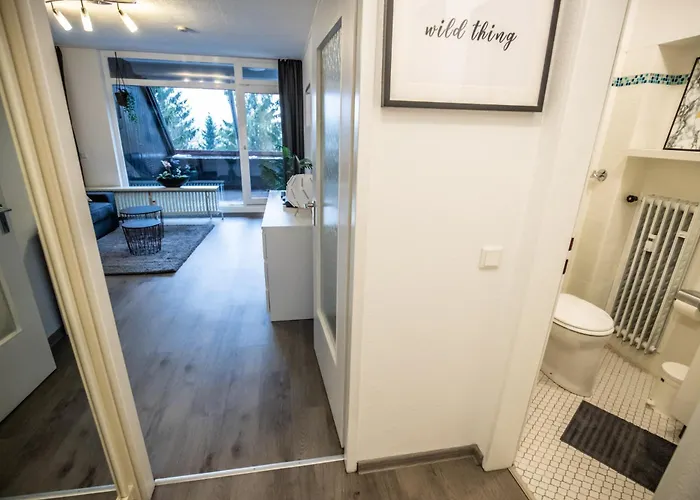 Moderne Snow & Bike 2-4 Personen Direkt Am Skilift Und In Der Naehe Des Bikeparks Appartement Winterberg